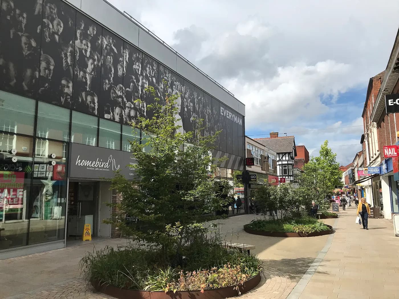 Altrincham, Greater Manchester — an area Mazuli supplies aluminium windows and doors to