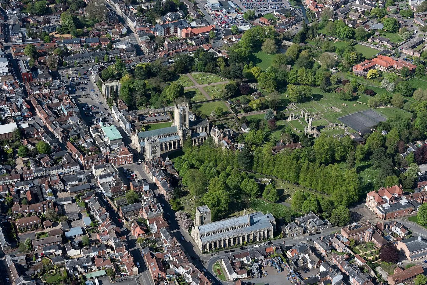 Bury St Edmunds, Suffolk — where Mazuli supplies aluminium sliding doors