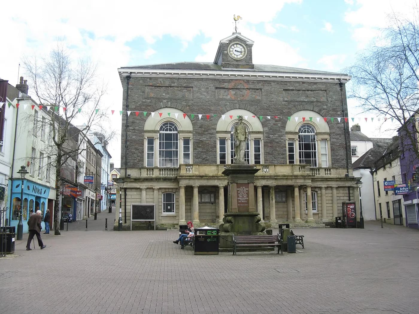 Carmarthen, Dyfed — an area Mazuli supplies aluminium windows and doors to