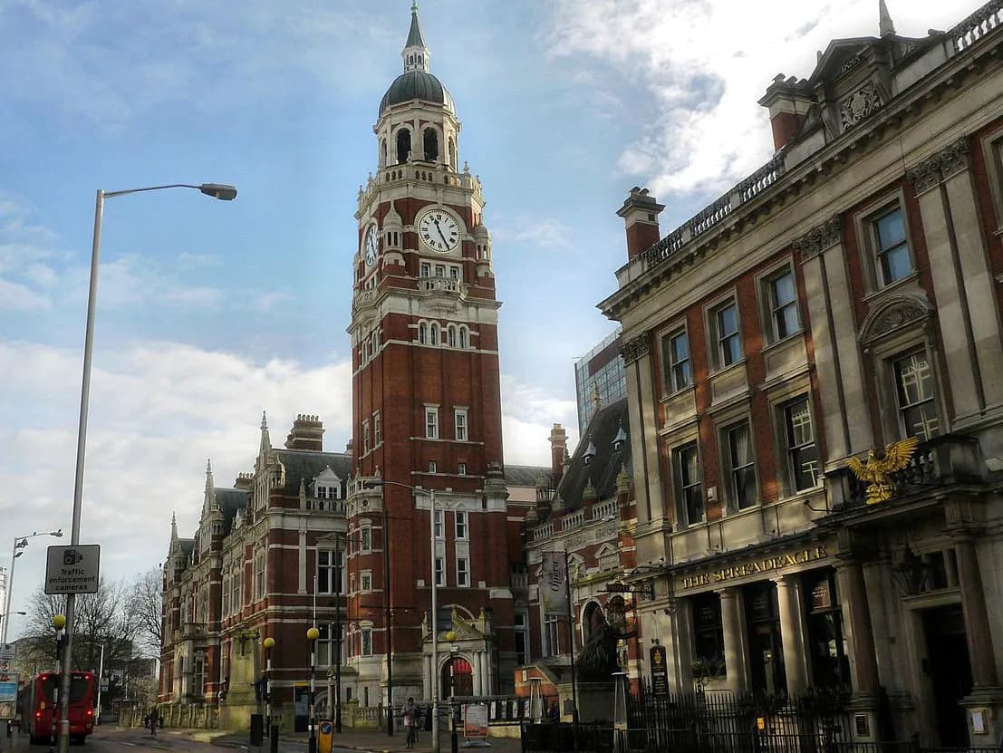Croydon, Greater London — an area Mazuli supplies aluminium windows and doors to