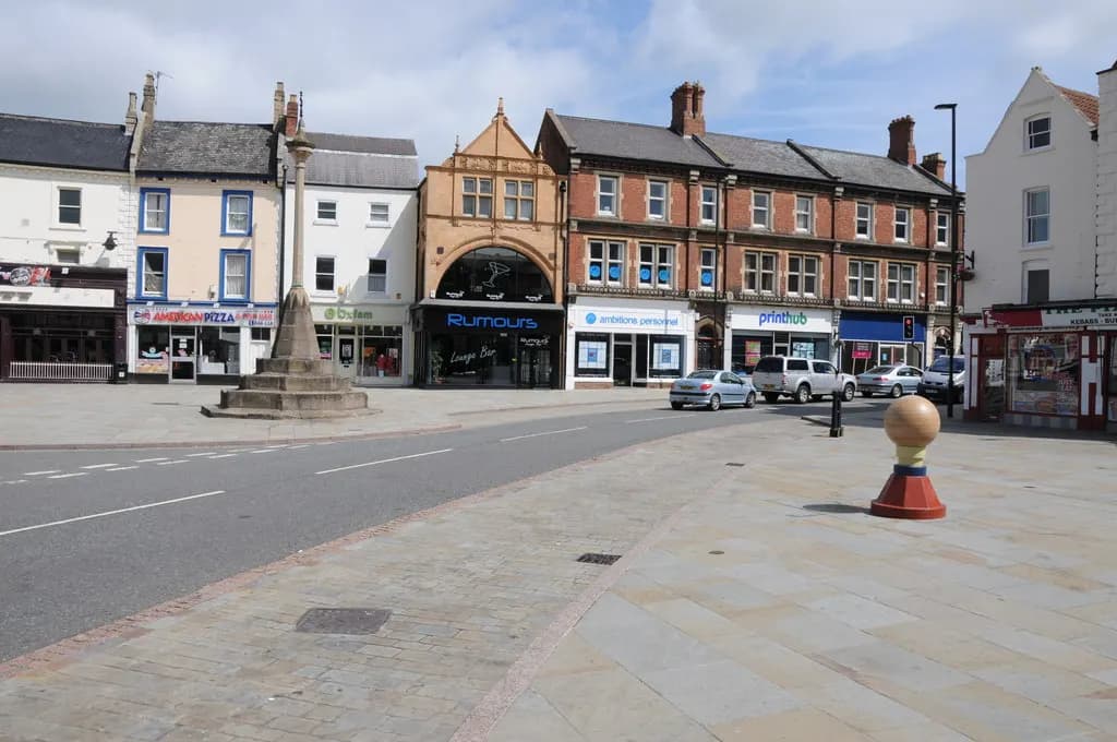 Grantham, Lincolnshire — an area Mazuli supplies aluminium windows and doors to