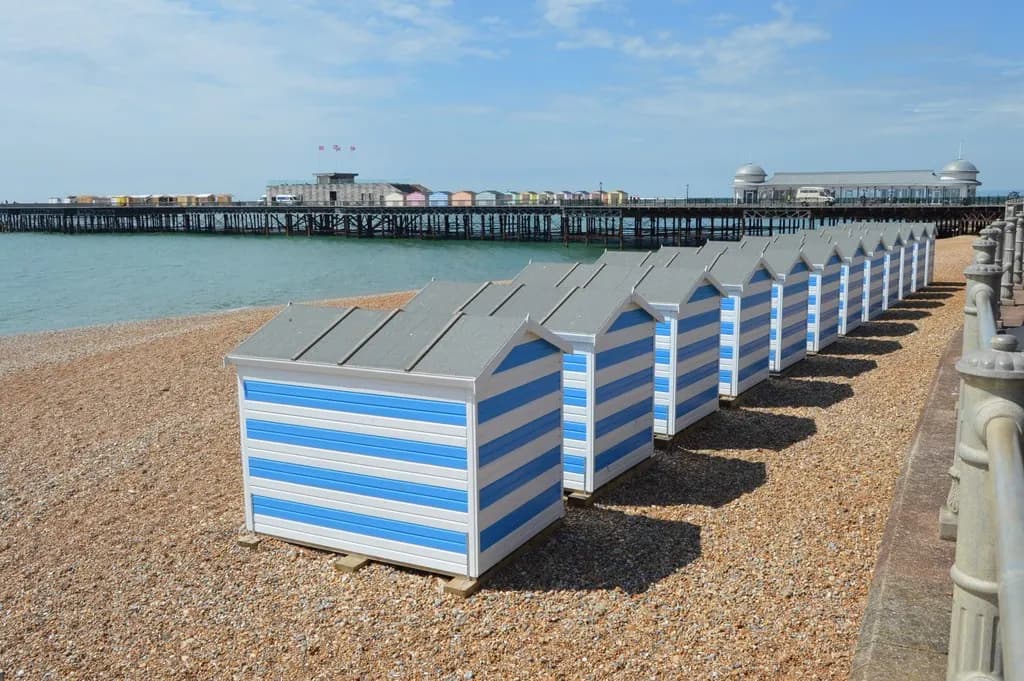 Hastings, East Sussex — an area Mazuli supplies aluminium windows and doors to