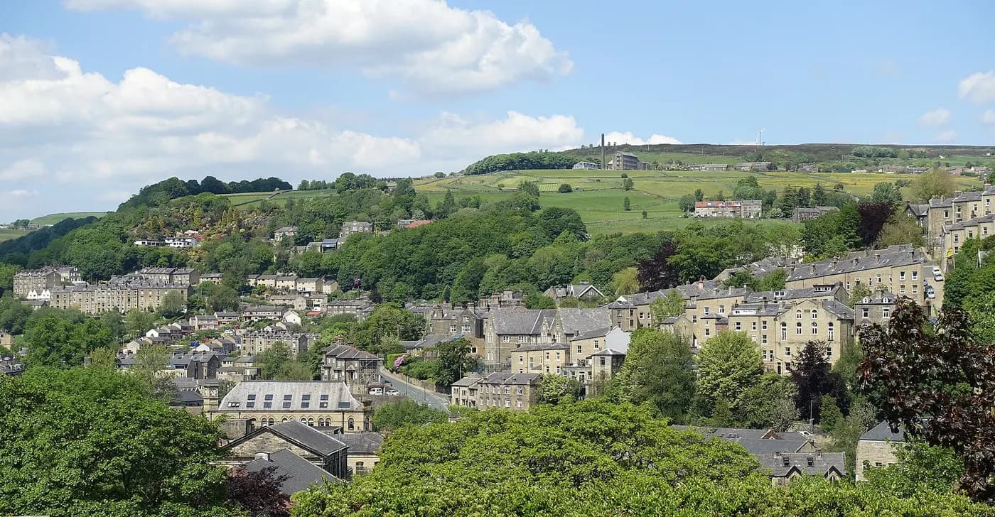 Hebden Bridge, West Yorkshire — an area Mazuli supplies aluminium windows and doors to