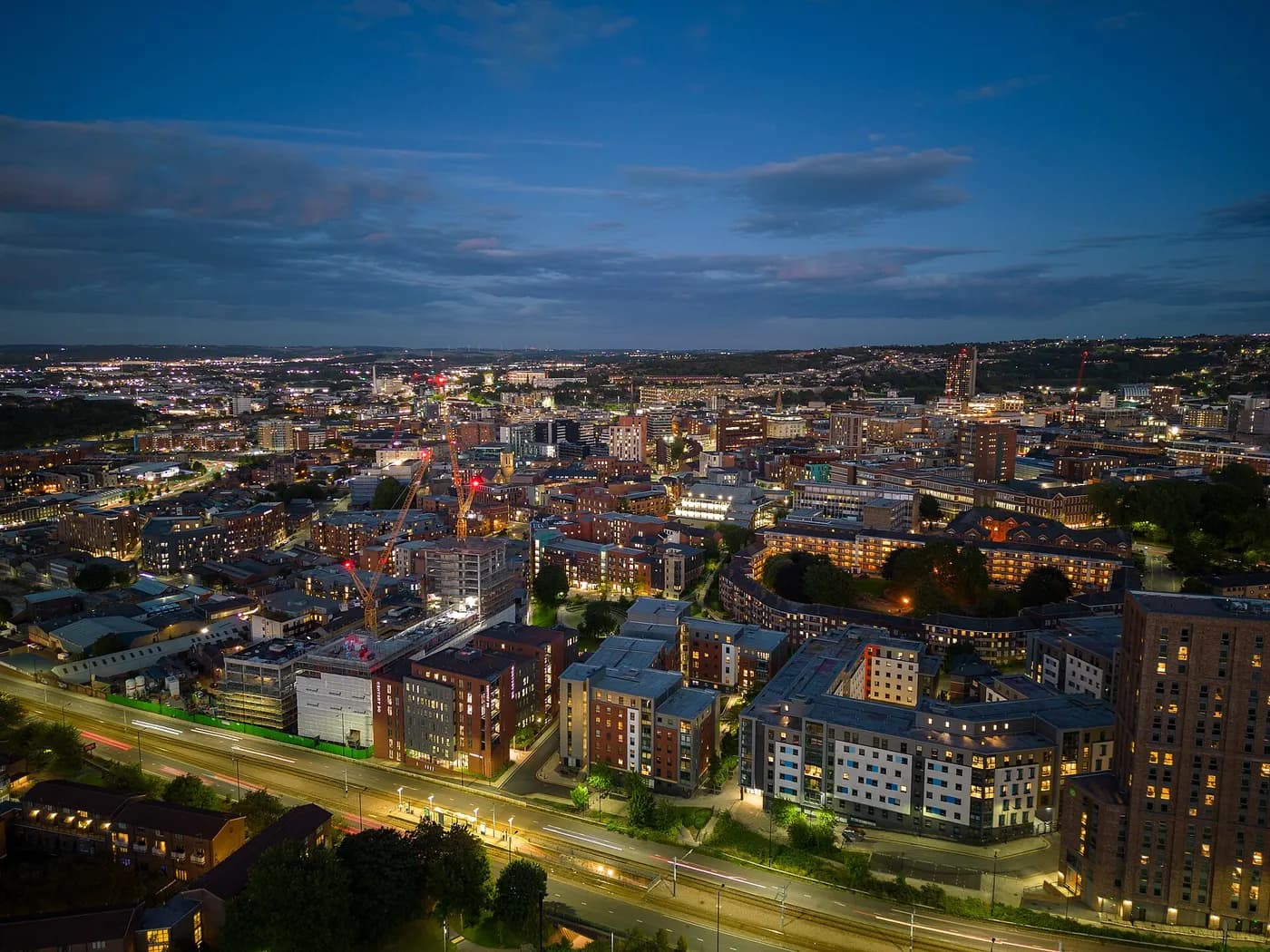 Sheffield, South Yorkshire — an area Mazuli supplies aluminium windows and doors to