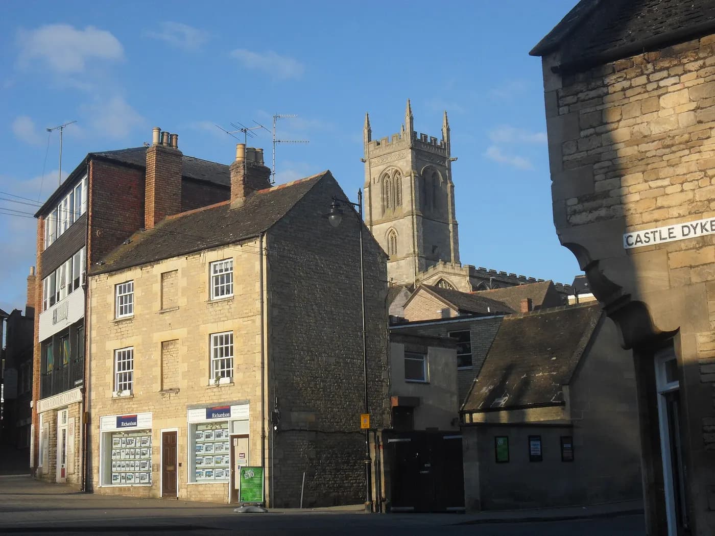 Stamford, Lincolnshire — an area Mazuli supplies aluminium windows and doors to
