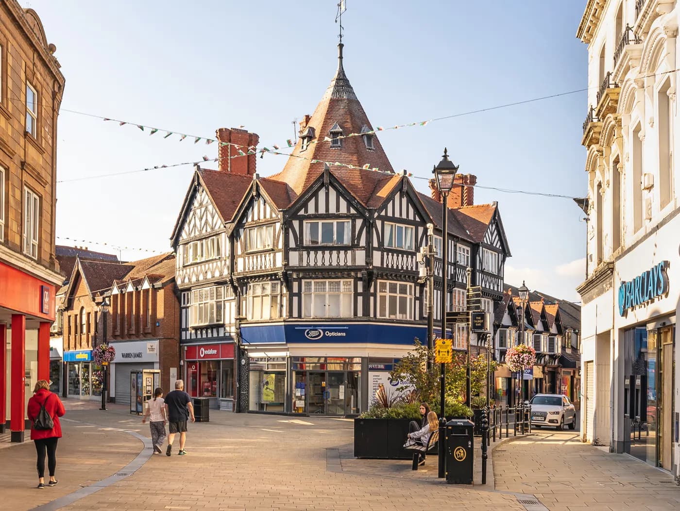 Wrexham, Clwyd — an area Mazuli supplies aluminium windows and doors to