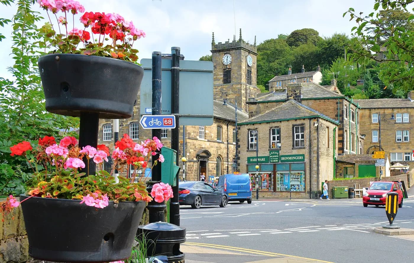 Holmfirth, West Yorkshire — where Mazuli supplies aluminium windows