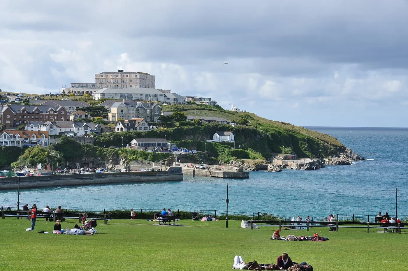 Newquay, Cornwall — where Mazuli supplies aluminium front & residential doors