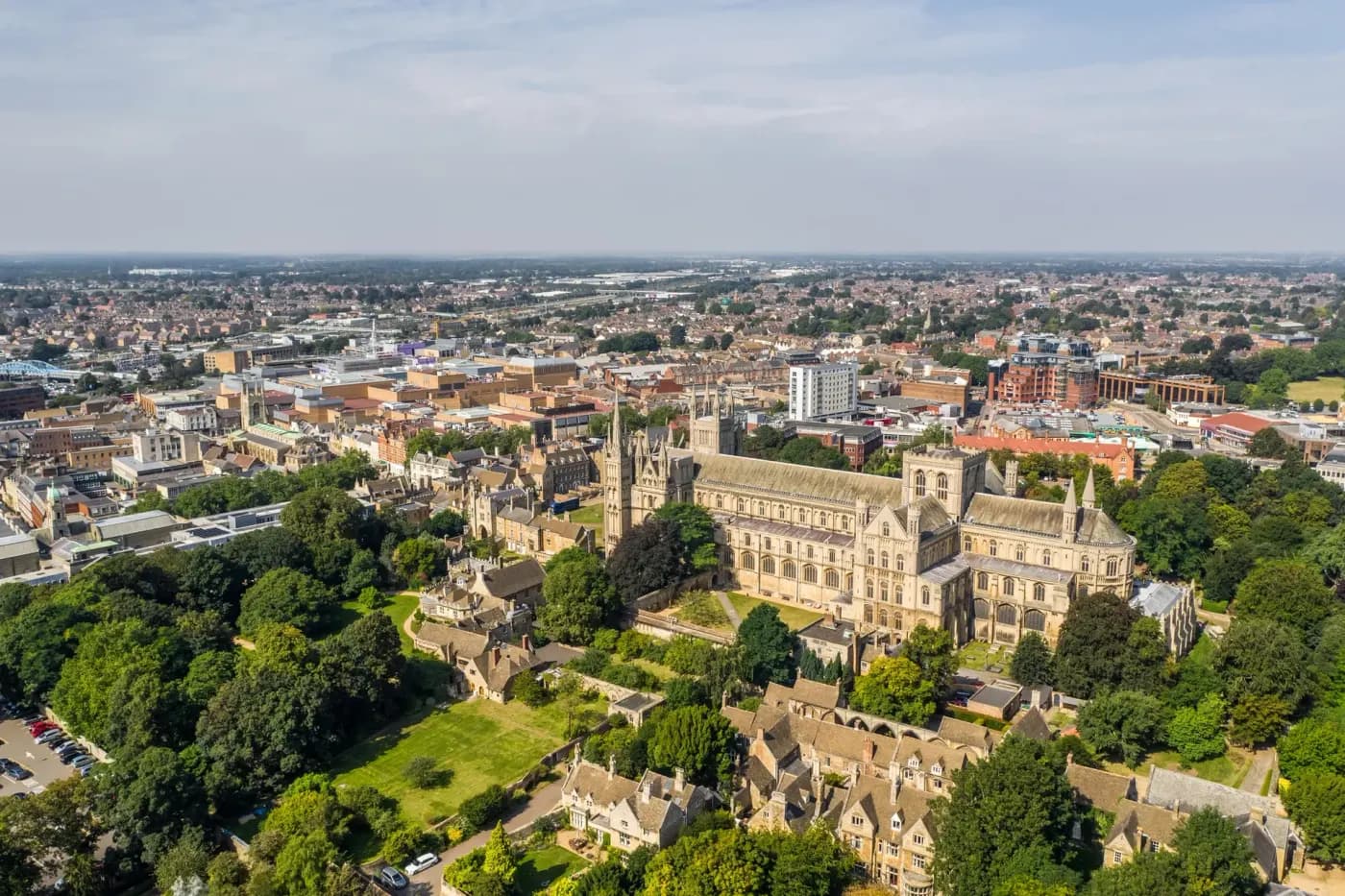 Peterborough, Cambridgeshire — where Mazuli supplies aluminium windows