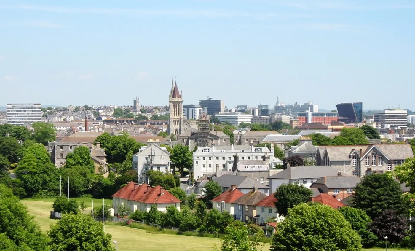 Plymouth, Devon — where Mazuli supplies roof lanterns & skylights