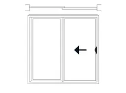 2 Panels – Left Fixed