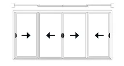 4 Panels – All Moving